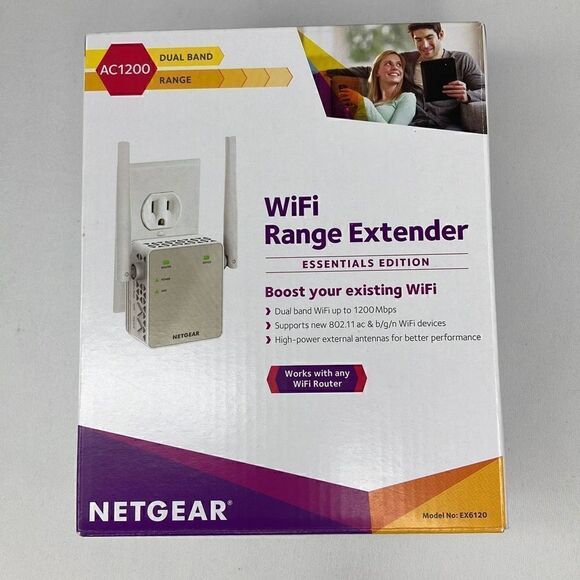 Netgear AC750 Wifi Range Extender With Box - Picture 2 of 14